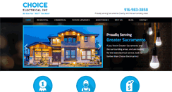 Desktop Screenshot of choiceelectricalinc.com